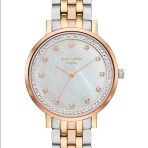 Kate Spade Tri-tone Monterey Watch